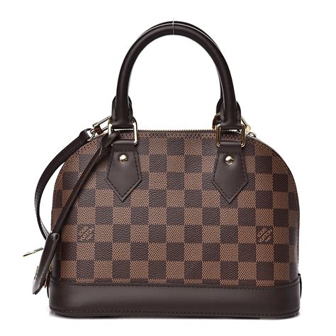 lv alma bb damier ebene|louis vuitton damier ebene clutch.